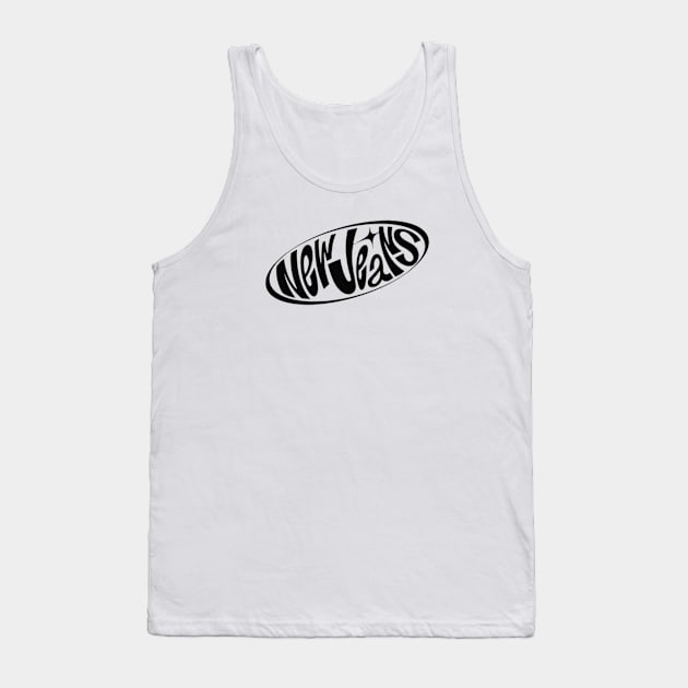 NewJeans logo Tank Top by cherries&disco